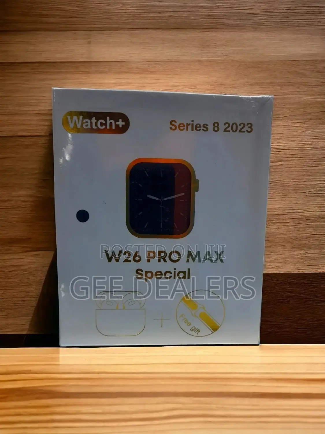 W26 Promax Smart Watch With Free Buds and Extra Straps