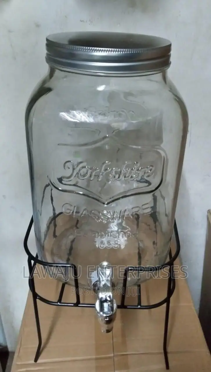 Large Capacity Glass Jar Dispenser