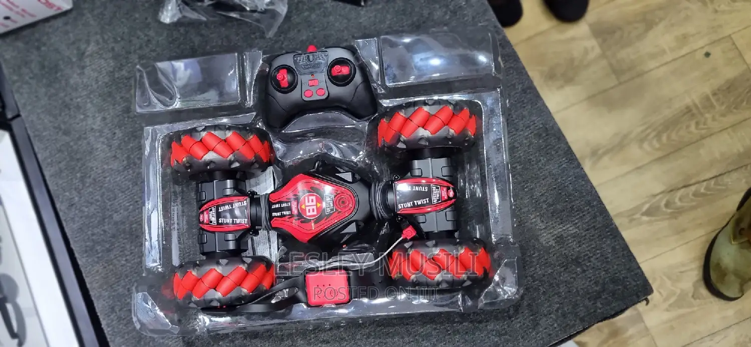 Big Tire Monster Watch Stunt Car for Kids