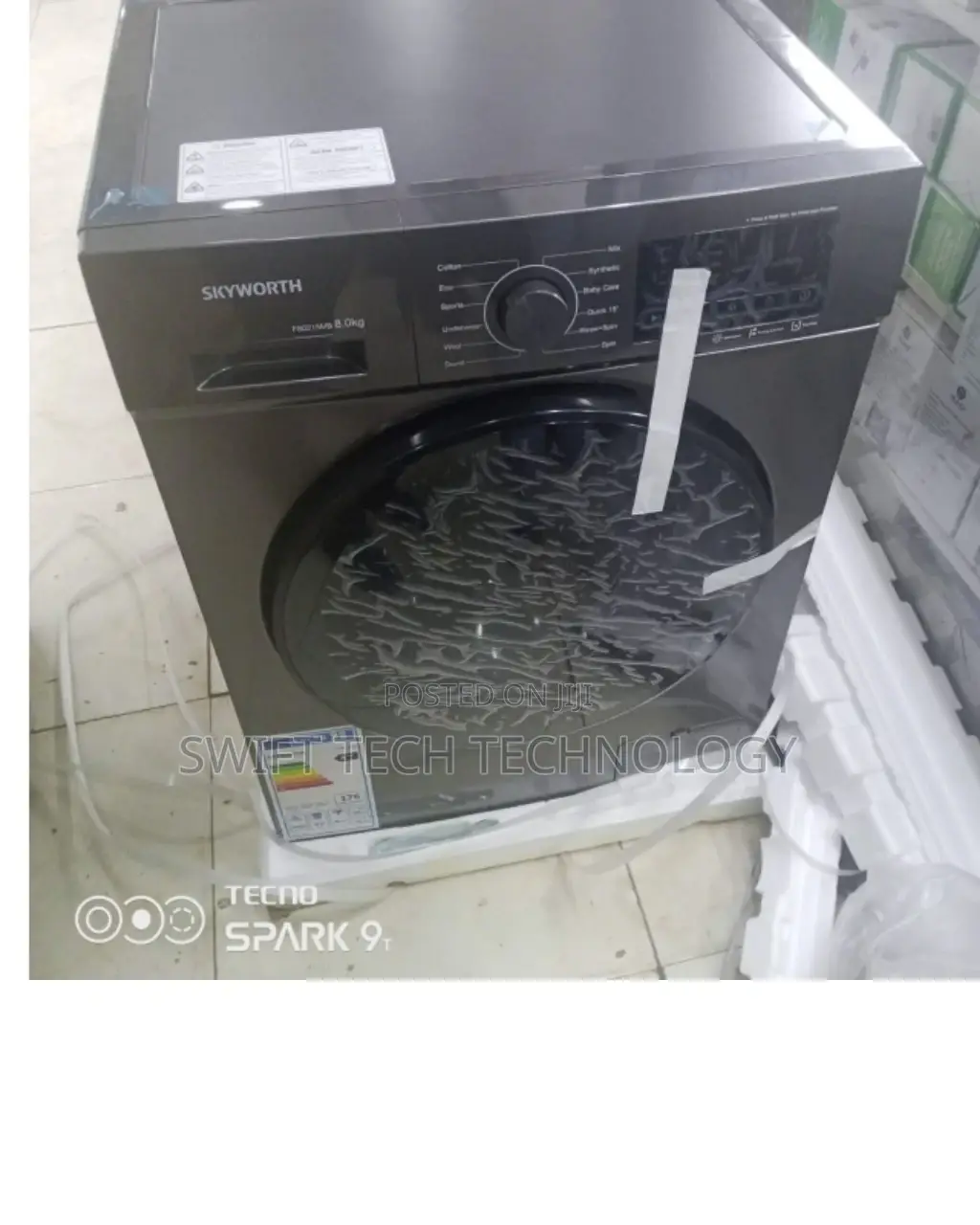 Washing Machine Front Loader Washing Machine 8kg Skyworth