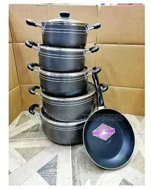 TC Cookware Set 14pcs Non Stick Cooking Pots With Glass Lids