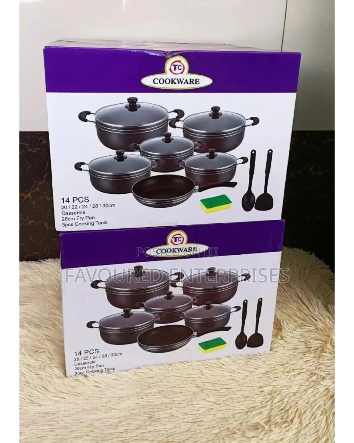 TC Heavy Nonstick 14pcs Cookware Set
