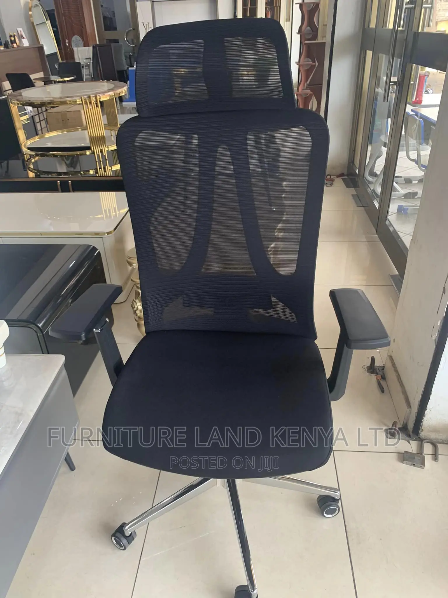 High Back Orthopedic Chair With Coat Hanger in Mombasa Road Furniture