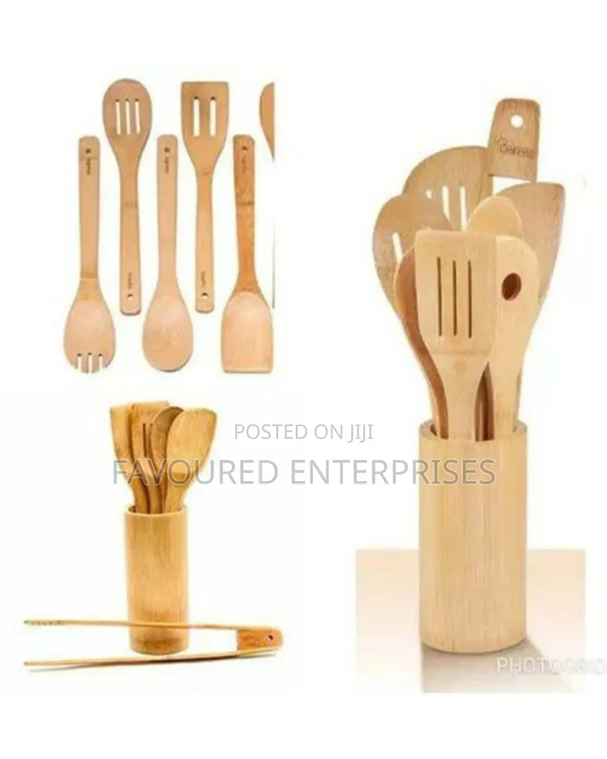 Wooden Cooking Stick/Mwiko Set
