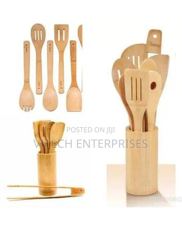 Wooden Cooking Stick/Mwiko Set - main view