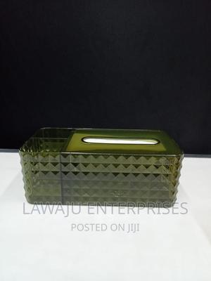 Green Acrylic Serviette Holder - thumbnail 2