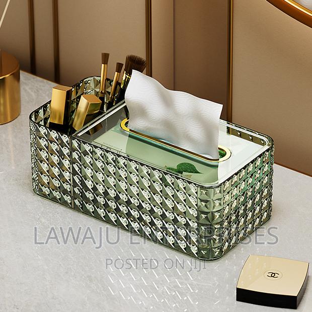 Green Acrylic Serviette Holder - thumbnail 3