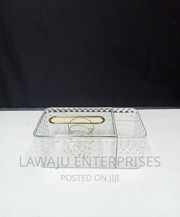 Clear Plastic Serviette Storage Box - thumbnail 2