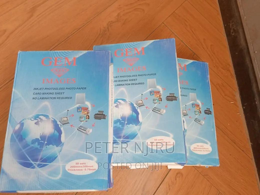 Card Making Sheets Plastic Cards Gem Lamination