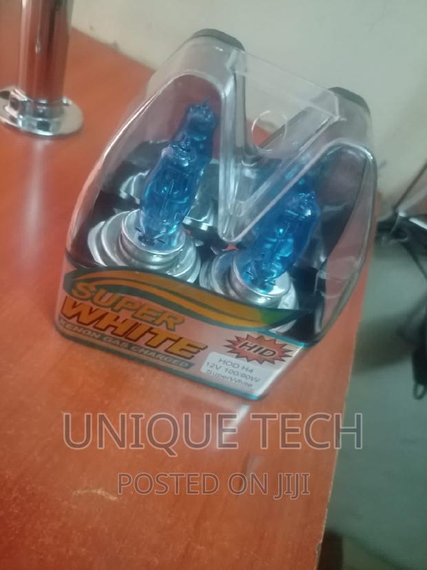 Super White 100W 12v H4 Halogen Headlights Car Bulbs - thumbnail 3