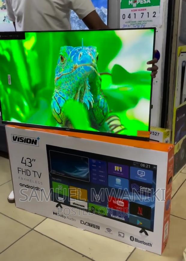 Vision Plus 43" FHD Frameless Android Os Smart Tv Bluetooth