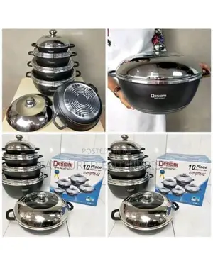 Dessini Non-Stick Cooking Pots - 10 Pieces
