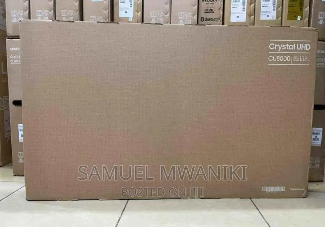 Samsung 65" Cu8000 Uhd New Model Frameless Glass Design
