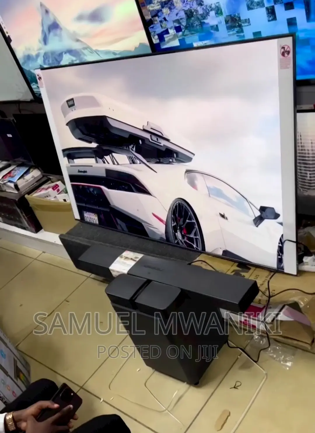 Samsung 65" Cu8000 Uhd New Model Frameless Glass Design