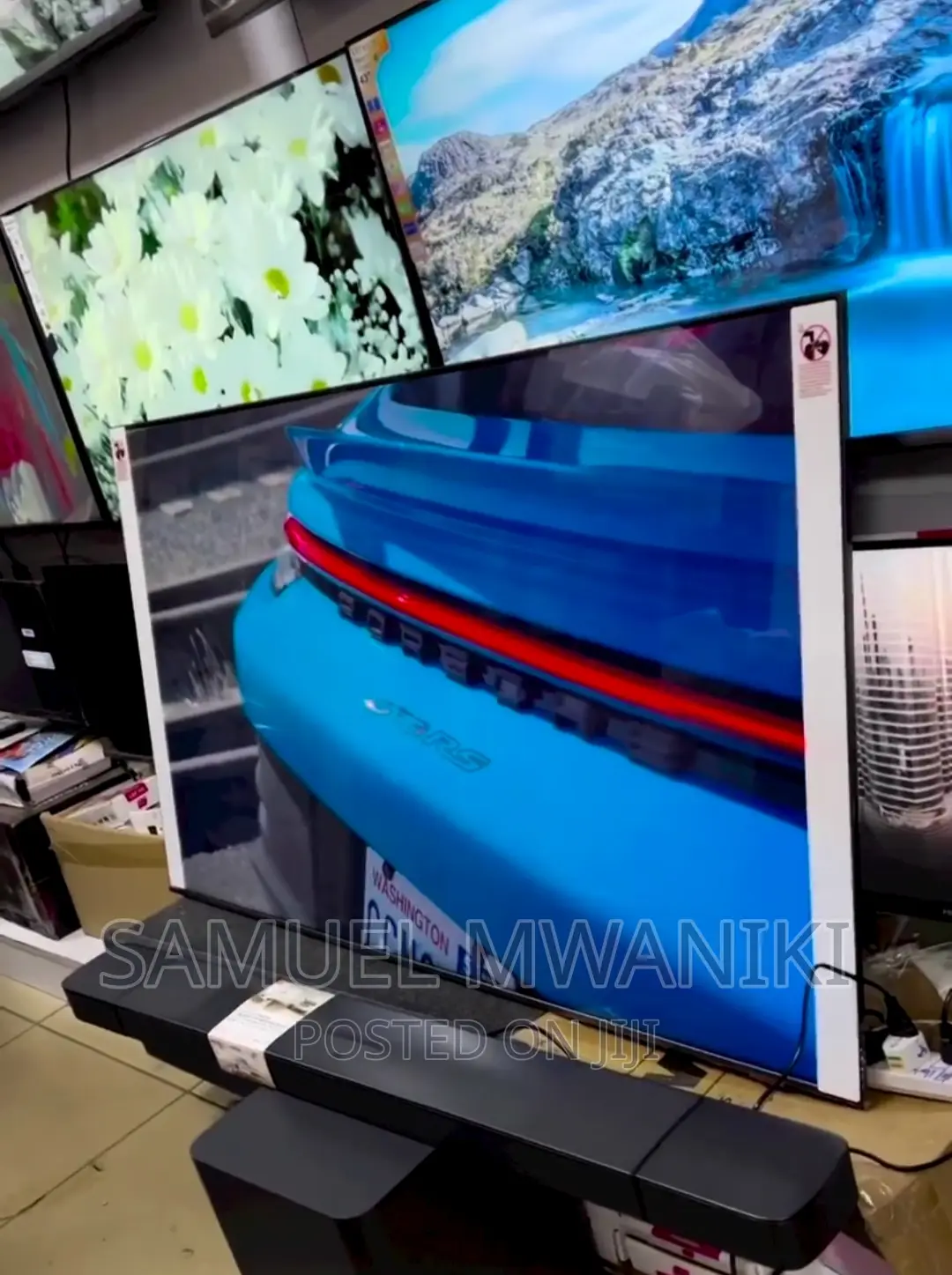 Samsung 65" Cu8000 Uhd New Model Frameless Glass Design