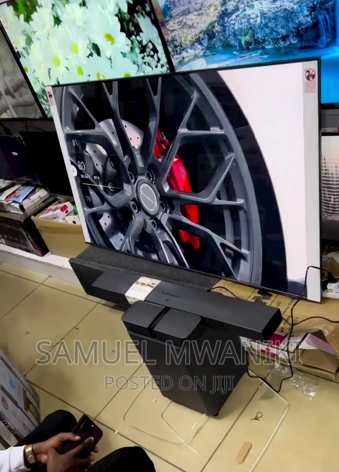 Samsung 65" Cu8000 Uhd New Model Frameless Glass Design