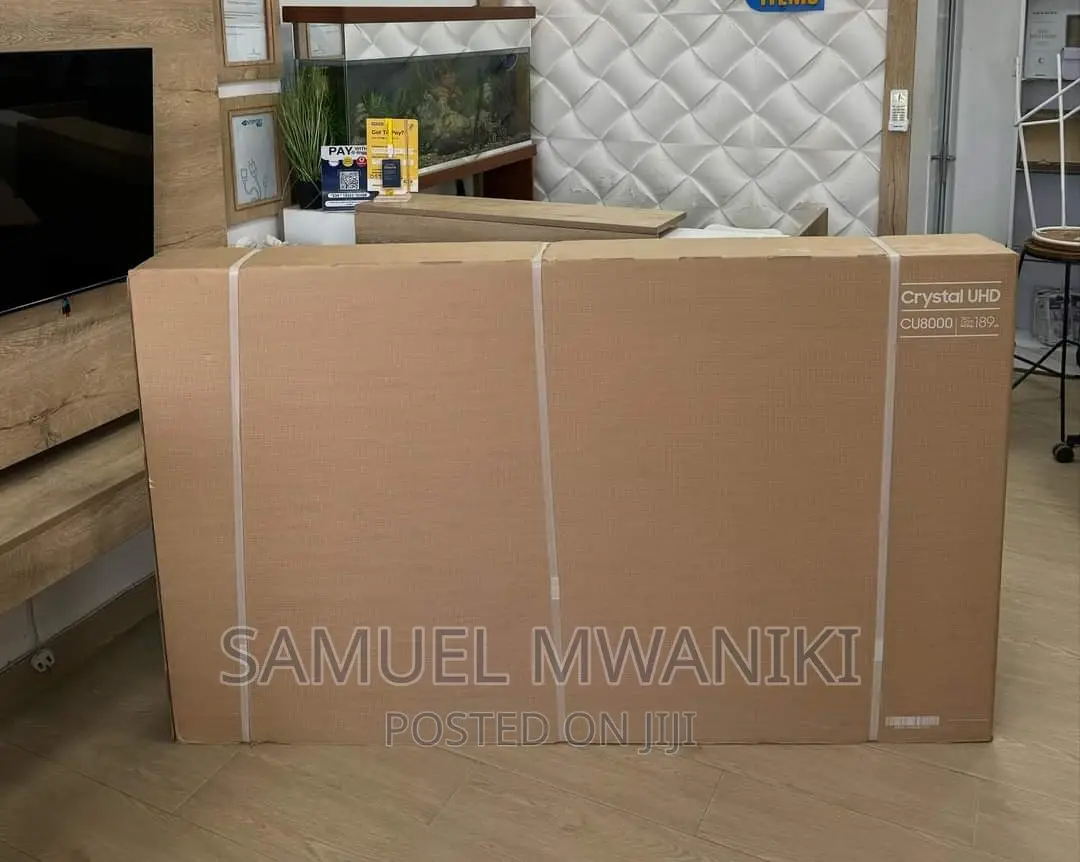 Samsung 75'' Crystal Uhd Smart Tv Voice Control New Model