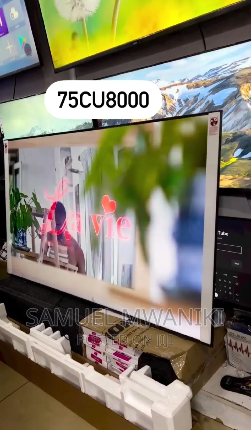 Samsung 75'' Crystal Uhd Smart Tv Voice Control New Model