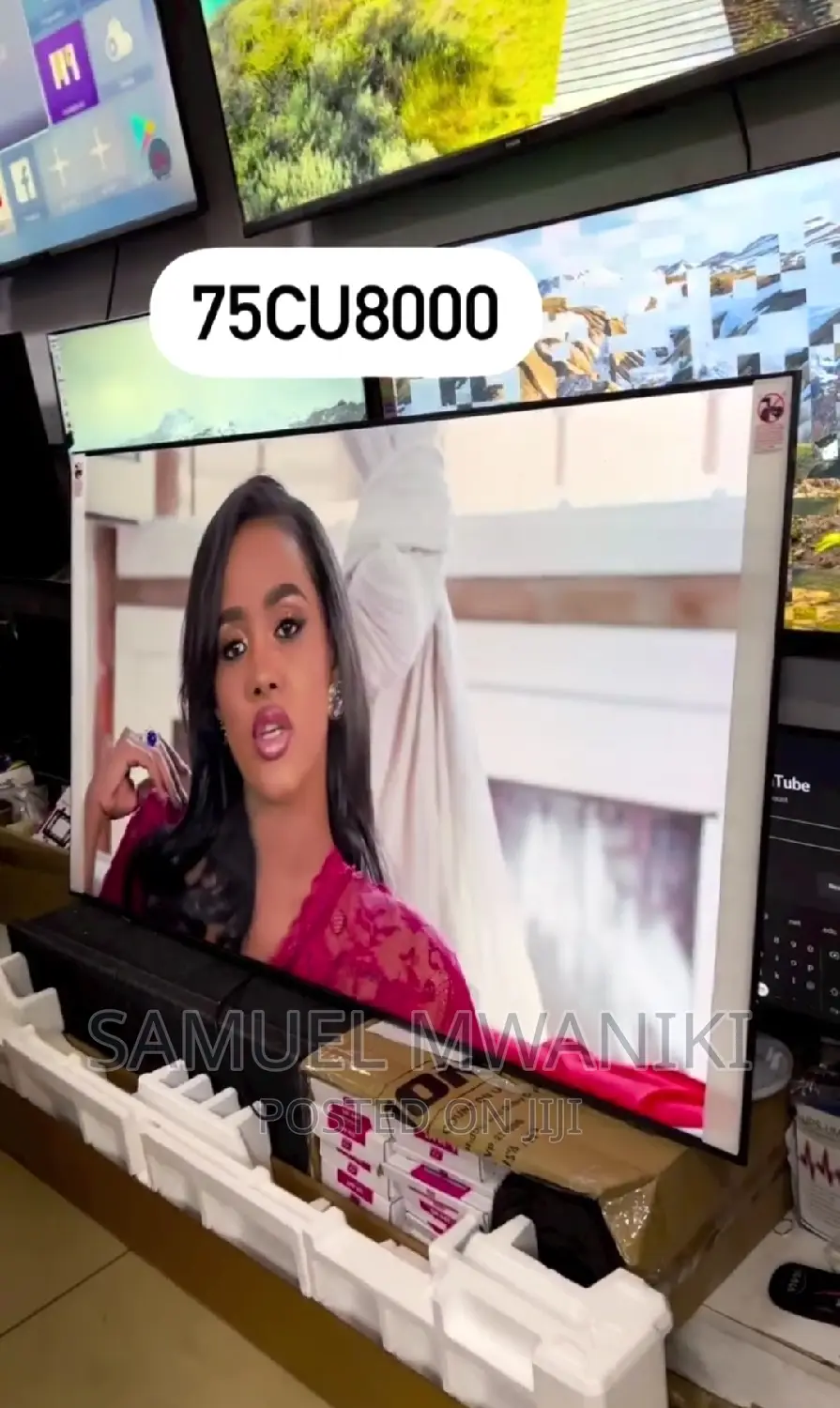 Samsung 75'' Crystal Uhd Smart Tv Voice Control New Model