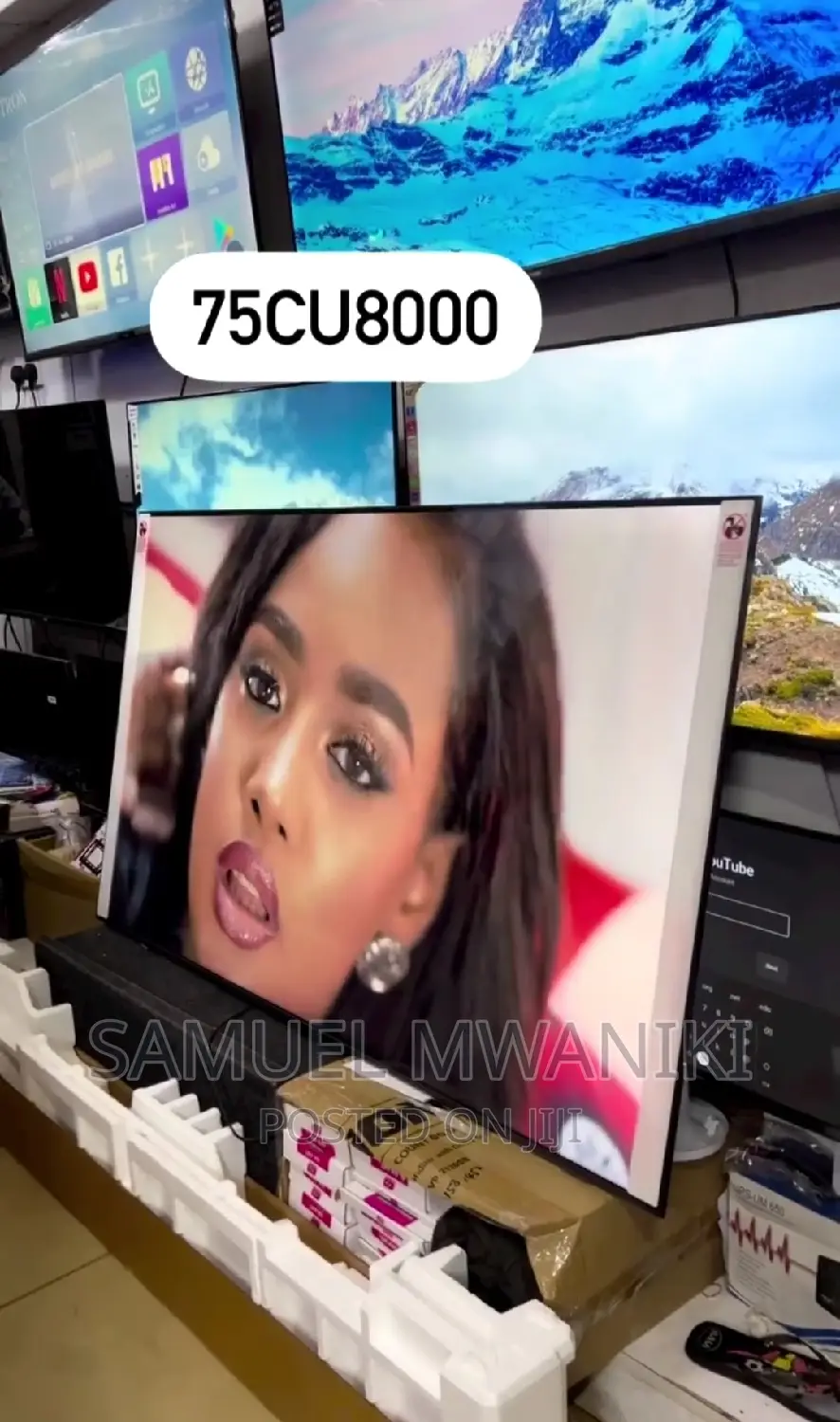Samsung 75'' Crystal Uhd Smart Tv Voice Control New Model