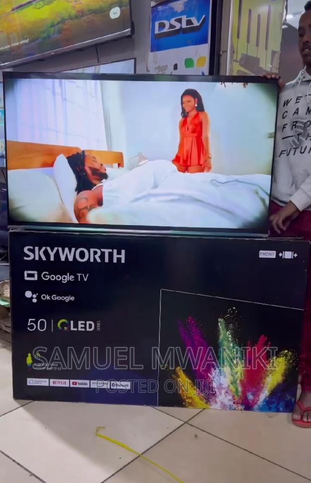 Skyworth 50'' Qled Uhd Google Smart Tv Frameless New Model - thumbnail 4