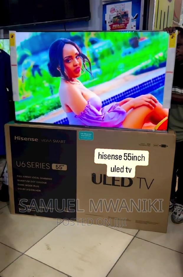 Hisense 55′′ Uled Qled Smart Uhd Tv Hdr+ Voice Control