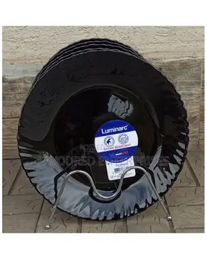 Luminarc 6pcs Plates, Black