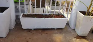 Flower Pots in Concrete Troughs,Flower Troughs