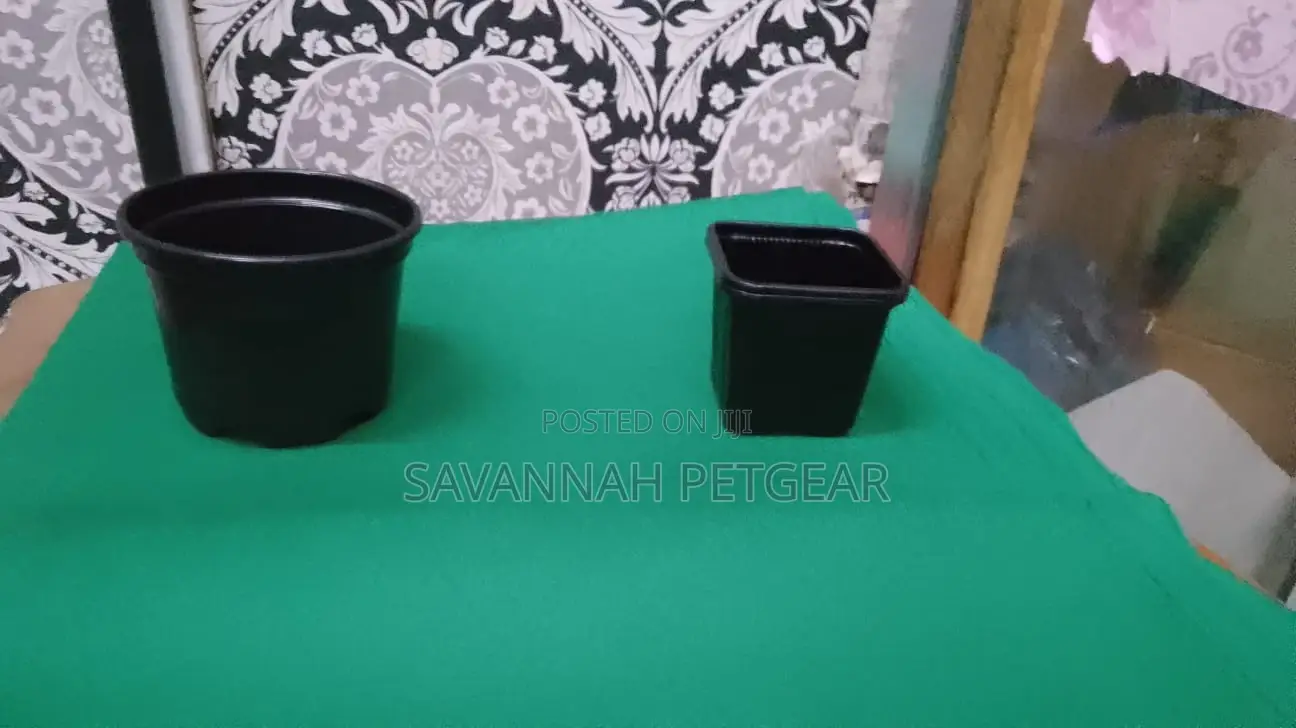 Reusable 500ml Plastic Planters Seedlings Flower Pots -10pcs