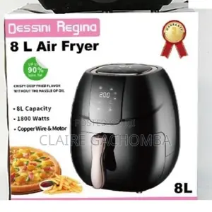 Black/Red 8 Litres Dessini Airfyer 