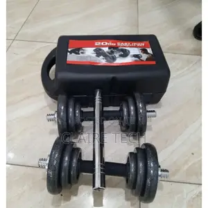 New 20 Kg Dumbbell Set With Case 