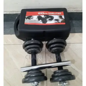 Dumbbell Set 20 Kg Iron Cast With Case