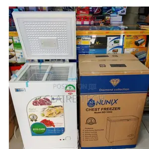 Nunix 100 Litres Chest Freezer ( White/Bd-100q) 