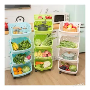 Fruit Rack Green Blue and Pink