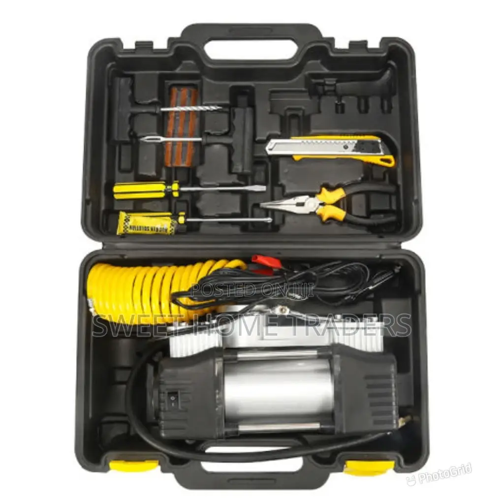 Portable Double Cylinder Car Air Compressor