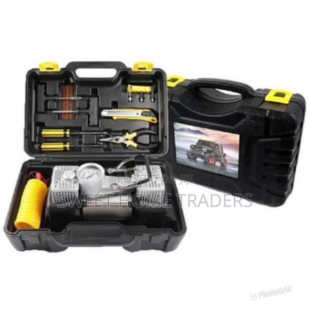 *Car Air Compressor With Tool Kit - main view