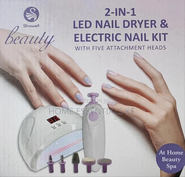 *USB 2in1 LED Nail Dryer + Electric Nail Kit
