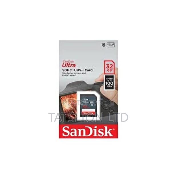 Sandisk SD CARD 32GB 100/120mb/S for Camera New - main view