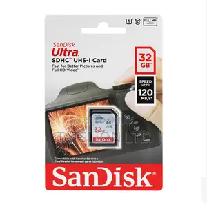 Sandisk Ultra 32GB 120mb/S Class10 UHS-I SD Card