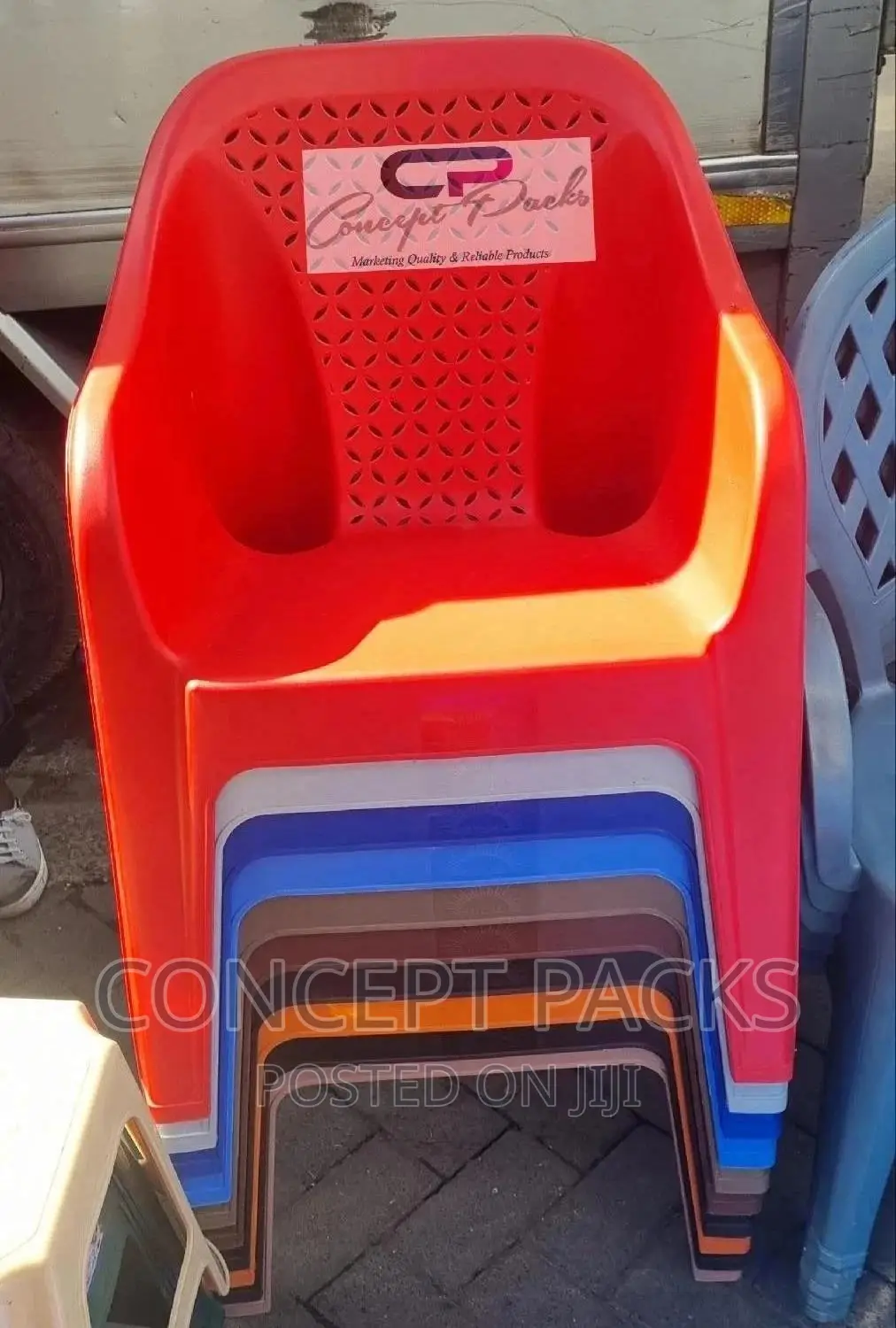 Red Easy Chair With Arms