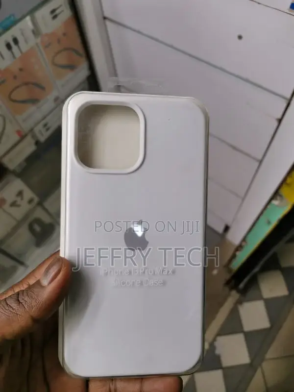 Silicone Case Cover for Apple iPhone 13 Pro Max - White