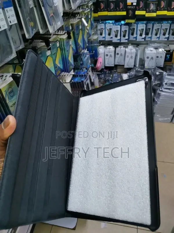360 Rotatable Smart Flip Case Cover for Nokia Tab T21 Black
