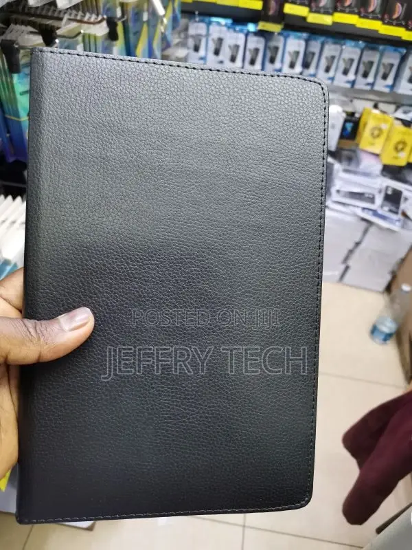 360 Rotatable Smart Flip Case Cover for Nokia Tab T21 Black