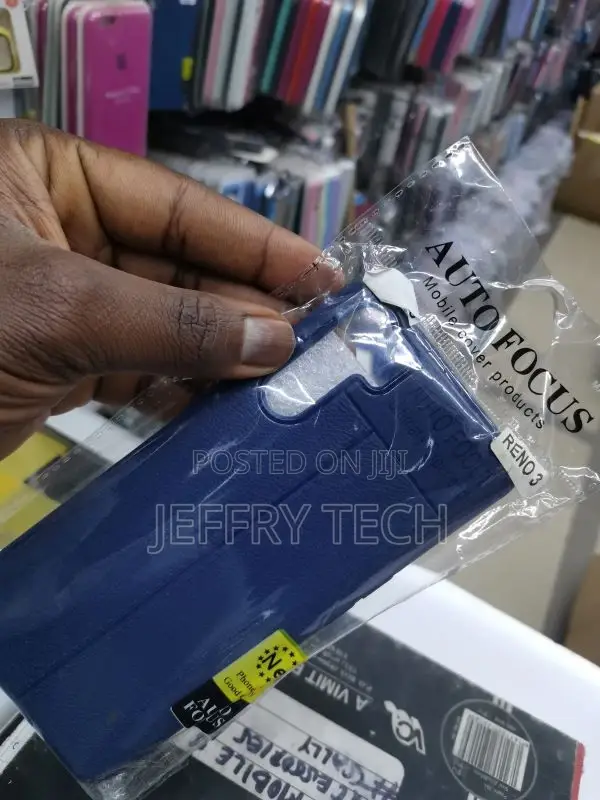 OPPO Reno 3 Litchi Texture TPU Shockproof Case