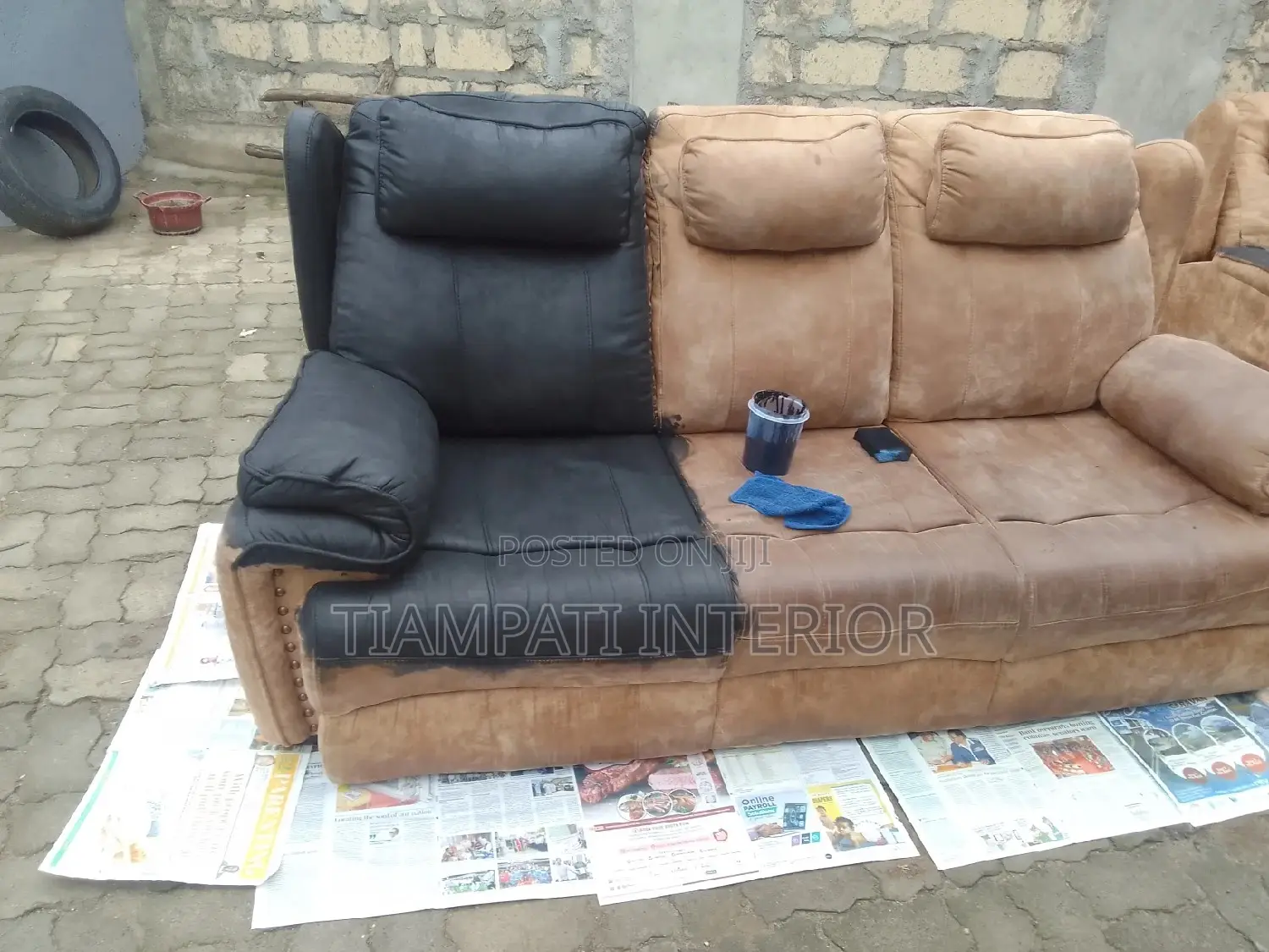 Sofa Sets Dye, Repairs, Upholstery And Refurbish