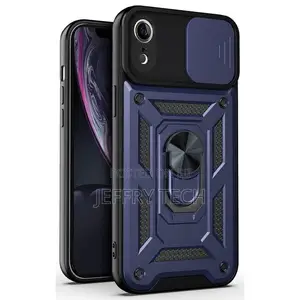 Back Cover for Apple iPhone XR (Black, Dual Protection, Pac