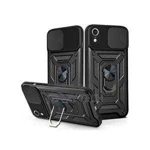 Back Cover for Apple iPhone XR (Black, Dual Protection, Pac