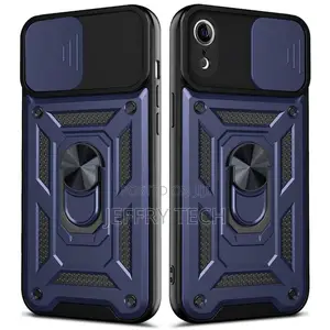 Back Cover for Apple iPhone XR (Black, Dual Protection, Pac
