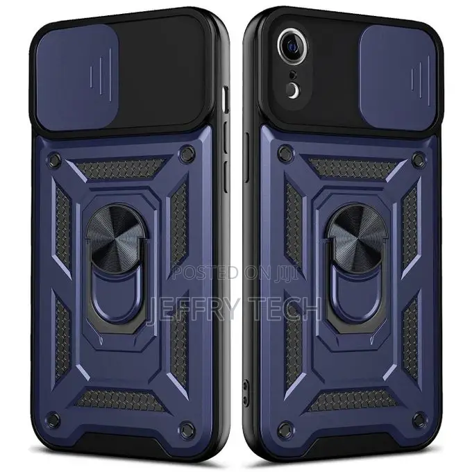 Back Cover for Apple iPhone XR (Black, Dual Protection, Pac