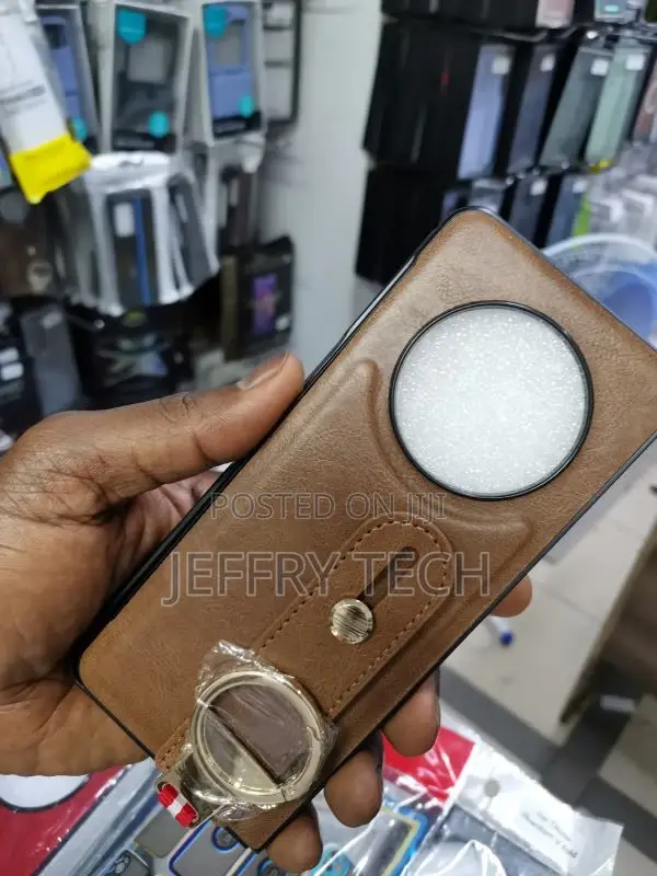 Wristband Leather Case for Tecno Phantom v Fold